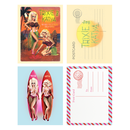 Trixie & Katya Postcard Set